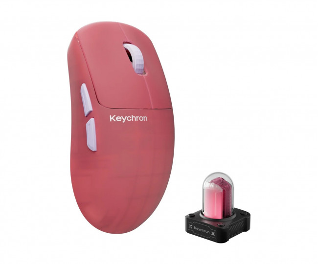 Ігрова миша з гібридними перемикачами MagOptic Keychron G6 HE UltraLight Wireless Mouse
